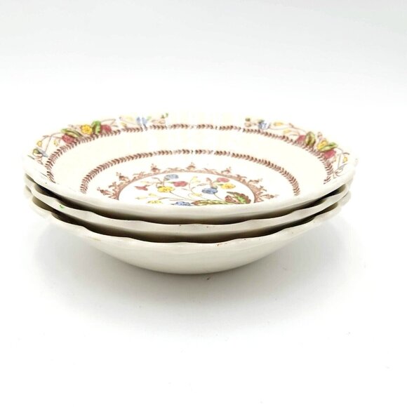 Copeland Spode Cowslip S 713 Fruit or Dessert Bowl 5.25 inches Set of 3 England - Picture 7 of 7